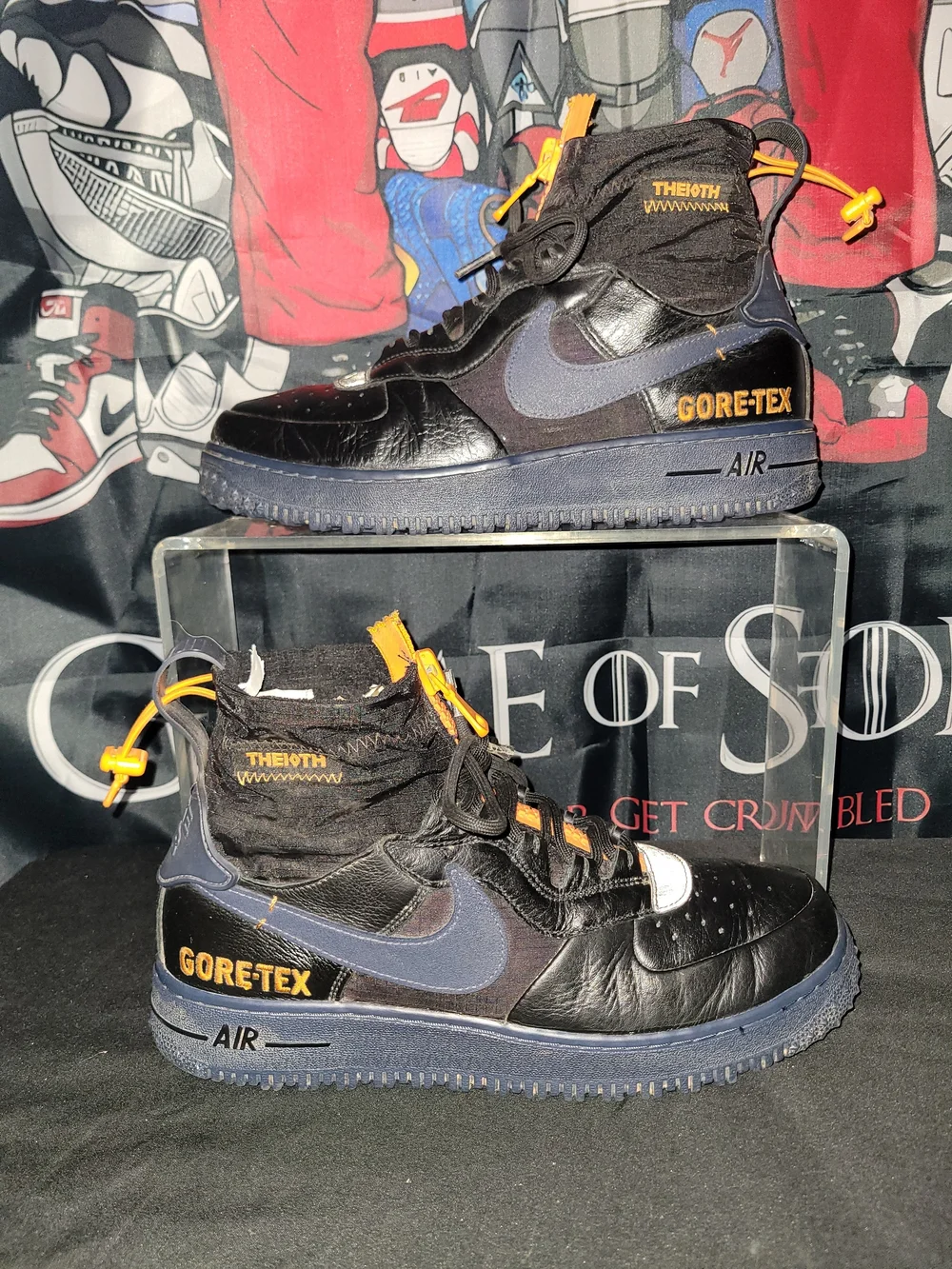 Nike Air Force 1 Winter GORE-TEX Black Bright, Thunder Blue